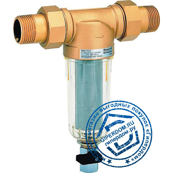 Фильтр для воды с прямоточной промывкой Honeywell miniplus FF06 1