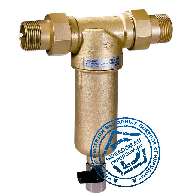 Фильтр для воды с прямоточной промывкой Honeywell miniplus FF06 1/2